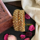 Kids Silk Thread Kundan Bangle-Kada -Glossy-G4914